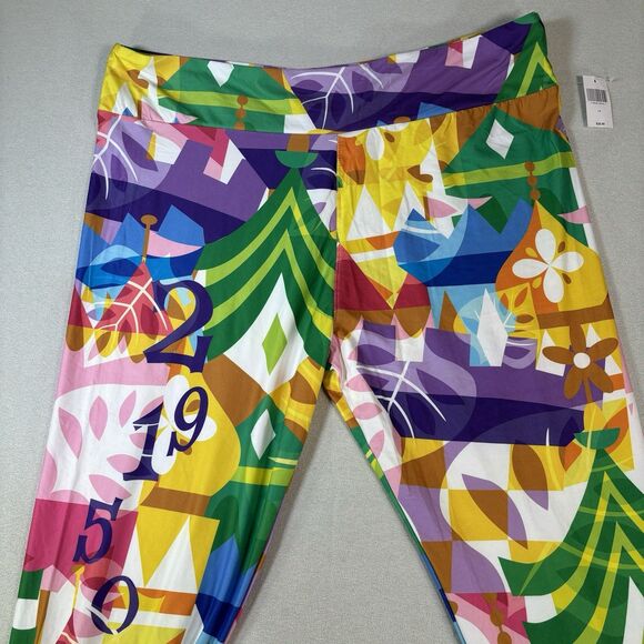 Disney Parks its a Small World  Leggings Size 1X New - Picture 4 of 7